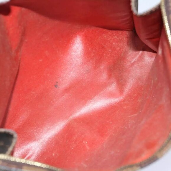 LOUIS VUITTON Damier Ebene Poche Toilette 26 Pouch N47543 LV Auth - Picture 12 of 16